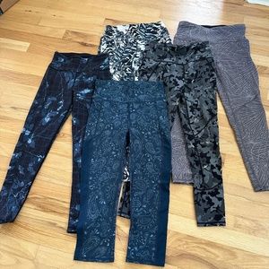 All 5 (five) Sweaty Betty Leggings -  Great Condition